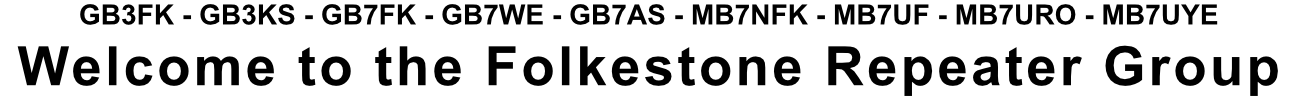 Welcome to the Folkestone Repeater Group